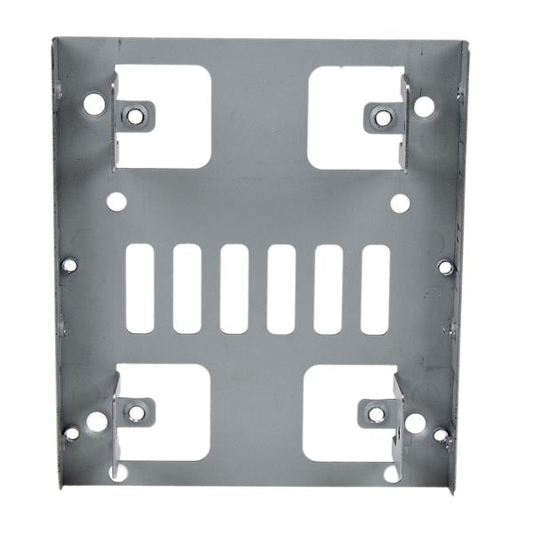 StarTech.com Dual 2.5" to 3.5" HDD Bracket for SATA Hard Drives - 2 Drive 2.5" to 3.5" Bracket for Mounting Bay - TAA