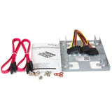 StarTech.com Dual 2.5" to 3.5" HDD Bracket for SATA Hard Drives - 2 Drive 2.5" to 3.5" Bracket for Mounting Bay - TAA