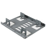StarTech.com Dual 2.5" to 3.5" HDD Bracket for SATA Hard Drives - 2 Drive 2.5" to 3.5" Bracket for Mounting Bay - TAA