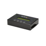 StarTech.com 1:1 Standalone Hard Drive Duplicator & Eraser, SATA HDD / SSD Disk Cloner / Copier / Wiper / Sanitizer, Drive Cloning / Recovery Tool, LCD Display, TAA Compliant - OS Independent