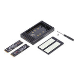 StarTech.com Dual-Bay M.2 NVMe Enclosure and Standalone Duplicator, 1:1 NVMe Cloner and SSD Enclosure, USB-C 10Gbps, Dual M.2 NVMe Reader and Offline Cloner, TAA