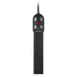 CyberPower CSB6012 surge protector Black 6 AC outlet(s) 400 V 3.6 m