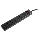 CyberPower CSB706 surge protector Black 7 AC outlet(s) 125 V 1.829 m