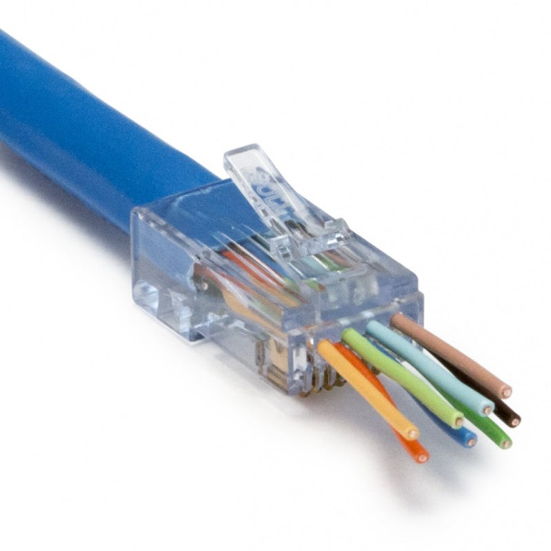 Platinum Tools ezEX38 ezEX-RJ45 Cat5e Hi-Lo stagger 100 Jar