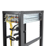 StarTech.com 1.5U Multi-Directional Vertical 2.4 x 3.9in (6 x 10cm) Server Rack Cable Management D-Ring Hook; Network Rack-Mount Cord Organizer; Cable Manager for 19" and 10" Cabinets