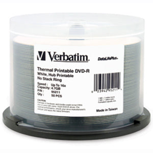 Verbatim 95211-4X1PK blank DVD 4.7 GB DVD-R 200 pc(s)
