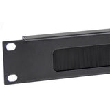 StarTech.com 1U High-density Brush Strip Cable Management Panel, Sturdy Steel Horizontal Data Centre Cable Organizer