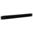 StarTech.com 1U High-density Brush Strip Cable Management Panel, Sturdy Steel Horizontal Data Centre Cable Organizer