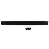 StarTech.com 1U High-density Brush Strip Cable Management Panel, Sturdy Steel Horizontal Data Centre Cable Organizer