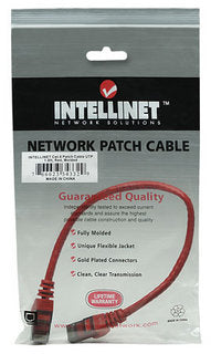 Intellinet 0.3m Cat6 UTP networking cable Red U/UTP (UTP)