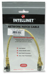 Intellinet 0.3m Cat6 UTP networking cable Yellow U/UTP (UTP)