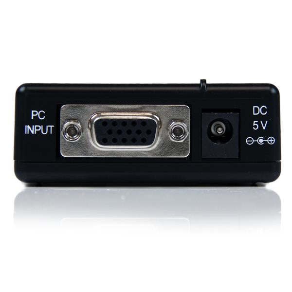 StarTech.com High Resolution VGA to Composite (RCA) or S-Video Converter - PC to TV - TAA