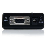 StarTech.com High Resolution VGA to Composite (RCA) or S-Video Converter - PC to TV - TAA