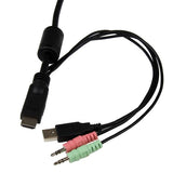 StarTech.com 2 Port USB HDMI Cable KVM Switch with Audio and Remote Switch – USB Powered