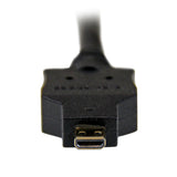 StarTech.com 3ft (1m) Micro HDMI to DVI Cable - Micro HDMI to DVI Adapter Cable - Micro HDMI Type-D Device to DVI-D Single Link Monitor/Display/Projector Video Converter Cord - Durable