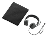 Logitech Zone Wired 2 Headset Head-band Calls/Music USB Type-C / USB Type-A Graphite