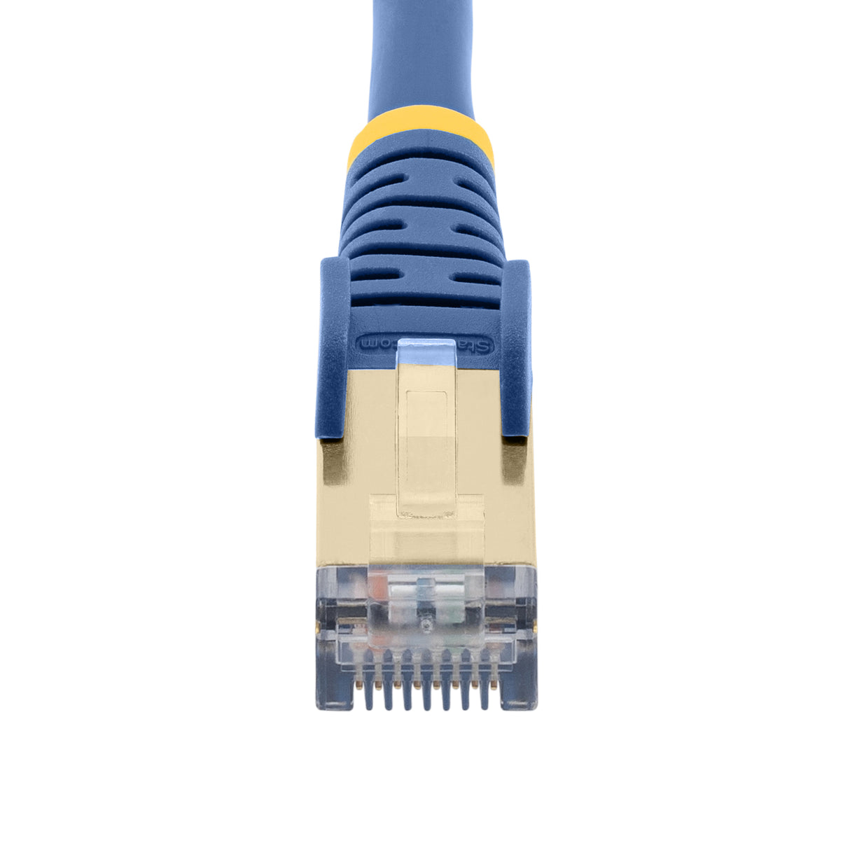 StarTech.com 35ft CAT6a Ethernet Cable - 10 Gigabit Shielded Snagless RJ45 100W PoE Patch Cord - 10GbE STP Network Cable w/Strain Relief - Blue Individually Tested/Wiring is UL Certified/TIA