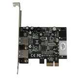 StarTech.com 2 Port PCI Express PCIe SuperSpeed (5Gbps) USB 3.0 Card Adapter with UASP - LP4 Power