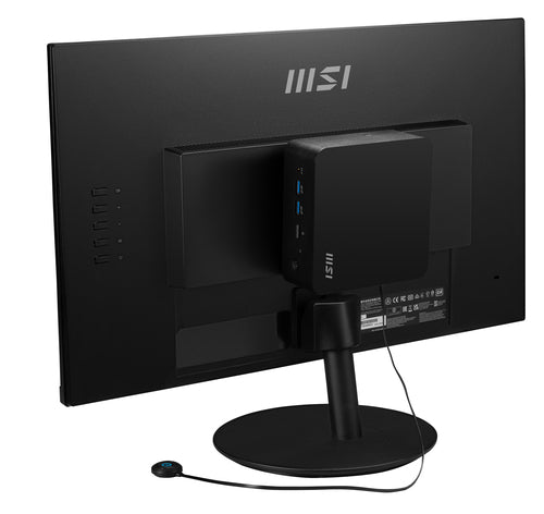 MSI CUBI NUC 1MG-295US PC/workstation Intel Core 3 100U 16 GB DDR5-SDRAM 512 GB SSD Windows 11 Pro Mini PC Black