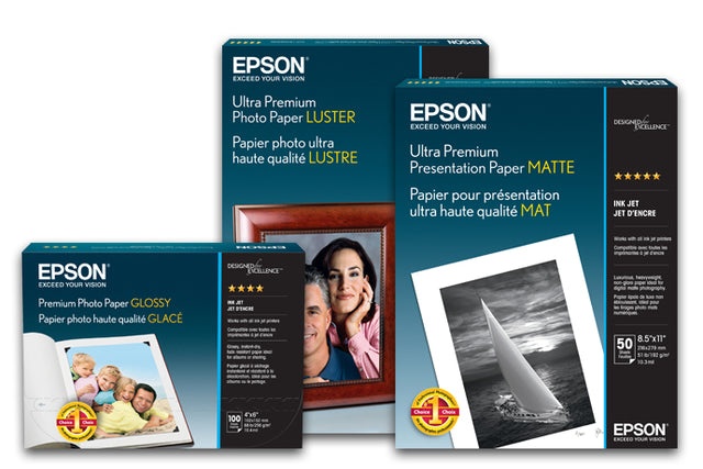 Epson S045598 printing paper 431x558 mm Lustre 25 sheets White