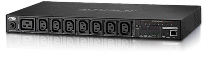ATEN PE8208 power distribution unit (PDU) 8 AC outlet(s) 1U Black
