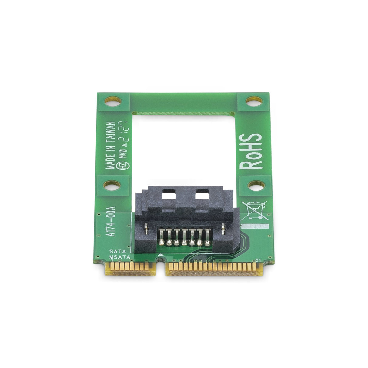StarTech.com SATA Drive to mSATA Host Adapter for 2.5in / 3.5in SATA Drives - TAA