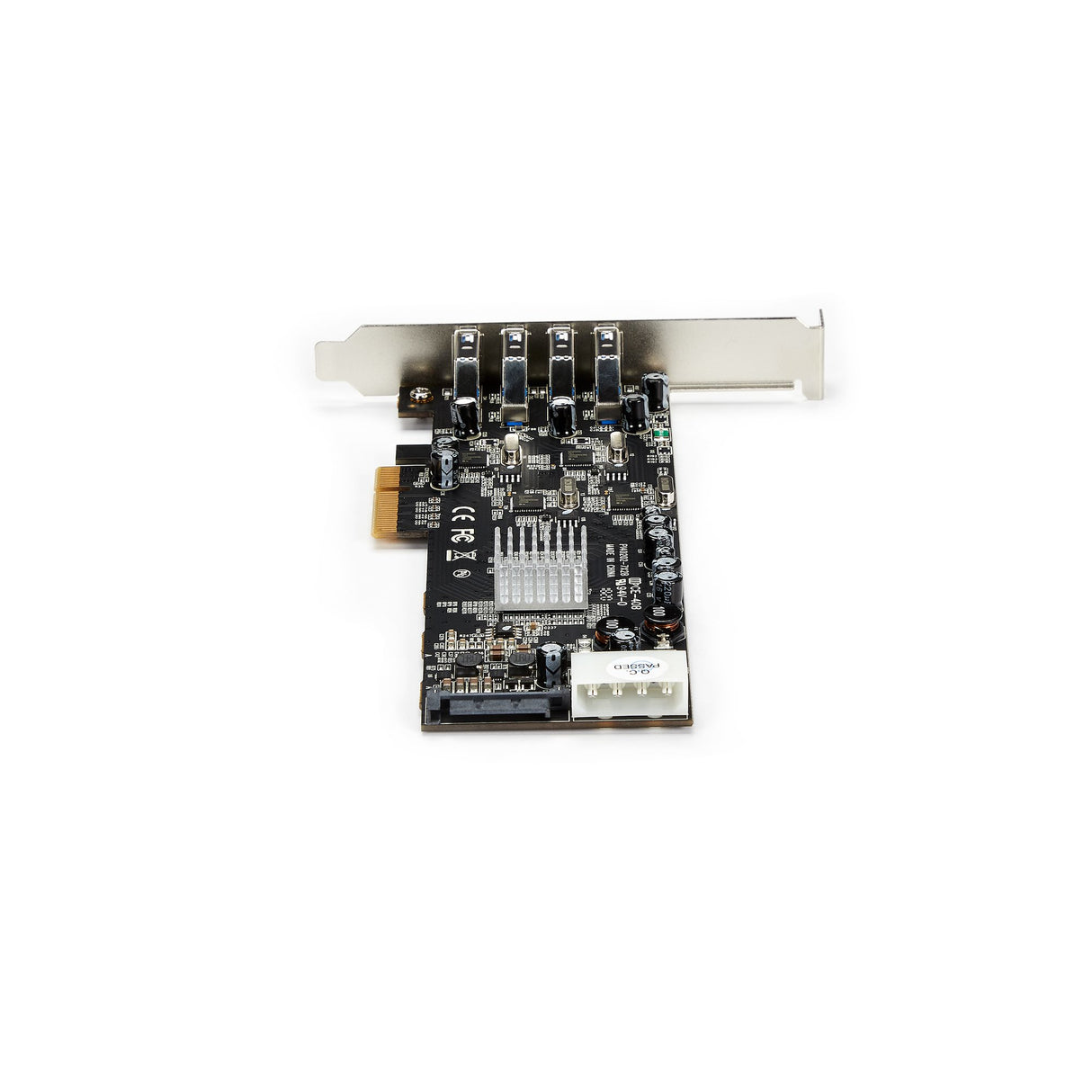 StarTech.com 4 Port USB 3.0 PCIe Card w/ 4 Dedicated 5Gbps Channels (USB 3.2 Gen 1) - UASP - SATA / LP4 Power - PCI Express Adapter Card