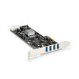 StarTech.com 4 Port USB 3.0 PCIe Card w/ 4 Dedicated 5Gbps Channels (USB 3.2 Gen 1) - UASP - SATA / LP4 Power - PCI Express Adapter Card