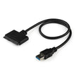 StarTech.com SATA to USB Cable, USB 5Gbps to 2.5in SATA I II III Hard Drive Adapter, External Converter for SSD or HDD Data Transfer