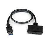 StarTech.com SATA to USB Cable, USB 5Gbps to 2.5in SATA I II III Hard Drive Adapter, External Converter for SSD or HDD Data Transfer