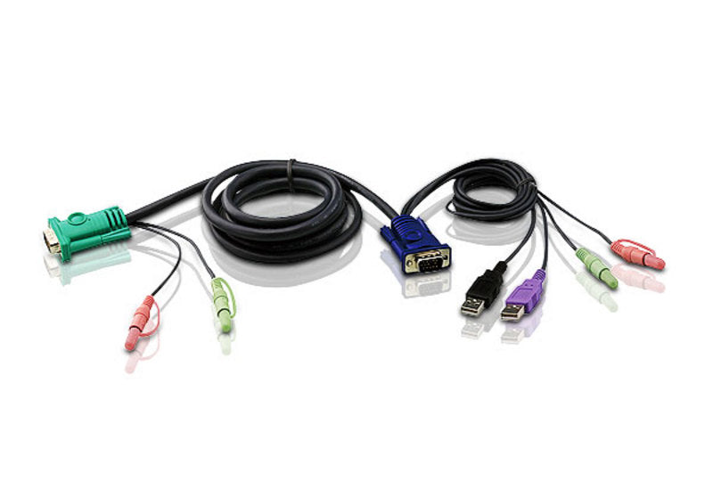 ATEN USB KVM cable Black 5 m
