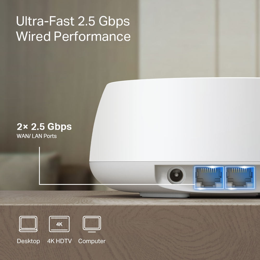 TP-Link BE3600 Whole Home Mesh WiFi 7 System