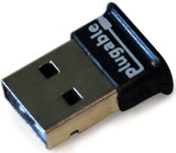 Plugable Technologies USB Bluetooth 4.0 Low Energy Micro Adapter (Compatible with Windows 11, 10, 8.x, 7, Classic Bluetooth, Gamepad, and Stereo Headset Compatible)