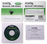 Plugable Technologies USB Bluetooth 4.0 Low Energy Micro Adapter (Compatible with Windows 11, 10, 8.x, 7, Classic Bluetooth, Gamepad, and Stereo Headset Compatible)
