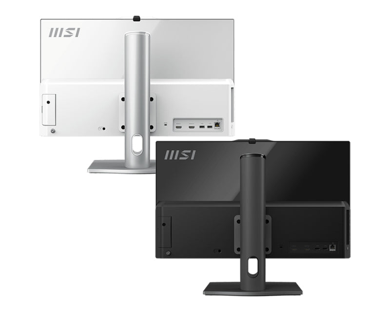 MSI Modern 12M-053US Intel® Core™ i7 i7-1260P 60.5 cm (23.8") 1920 x 1080 pixels Touchscreen All-in-One PC 16 GB DDR4-SDRAM 512 GB SSD Windows 11 Home Wi-Fi 6 (802.11ax) Black