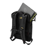 ASUS ROG SLASH Edition 20 backpack Roll top backpack Black Polyester, PU leather