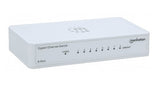 Manhattan 8-Port Gigabit Ethernet Switch, Desktop Size, Plastic, IEEE 802.3az (Energy Efficient Ethernet), Three Year Warranty, Box