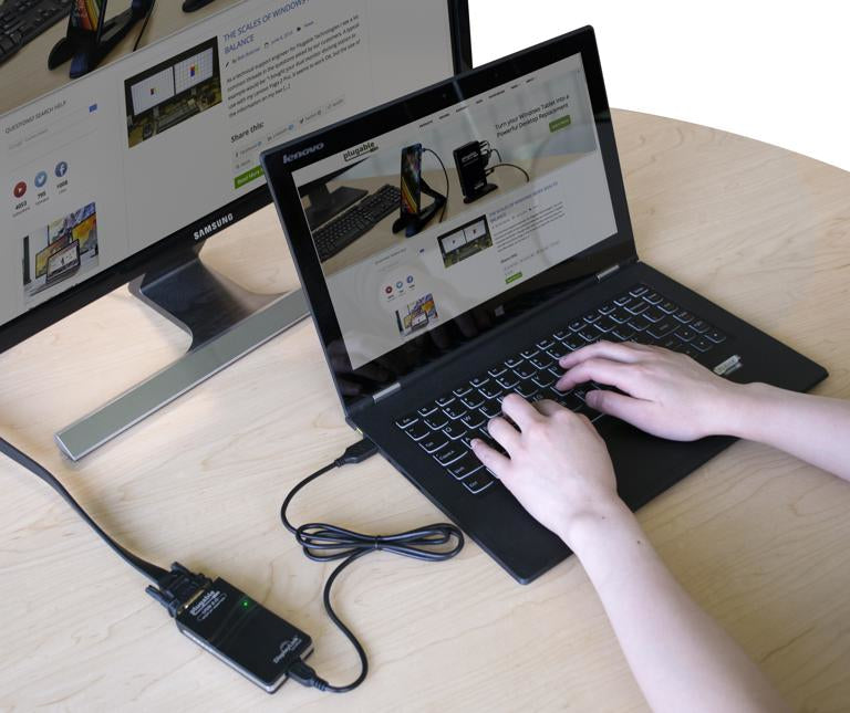 Plugable Technologies USB 2.0 to VGA Video Graphics Adapter for Multiple Monitors up to 1920x1080 Supports Windows 11,10, 8.1, 7, XP, Mac, and ChromeOS