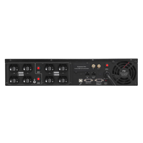 CyberPower OR2200LCDRT2U uninterruptible power supply (UPS) Line-Interactive 2 kVA 1320 W 8 AC outlet(s)