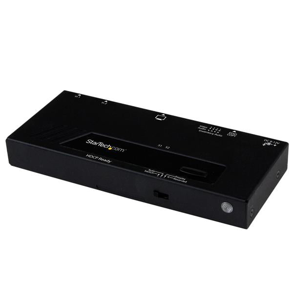 StarTech.com 2 Port HDMI Switch w/ Automatic and Priority Switching - 1080p - TAA
