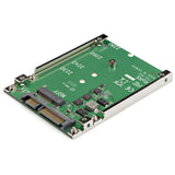 StarTech.com M.2 SATA SSD to 2.5in SATA Adapter, M.2 NGFF to SATA Converter, Open-Frame Bracket, 7mm High, M2 Hard Drive Adapter - Not Compatible with NVMe - TAA
