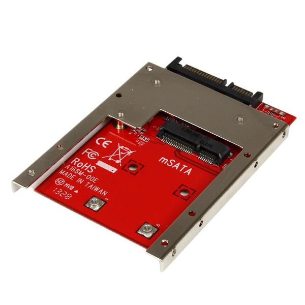 StarTech.com mSATA SSD to 2.5in SATA Adapter Converter - TAA