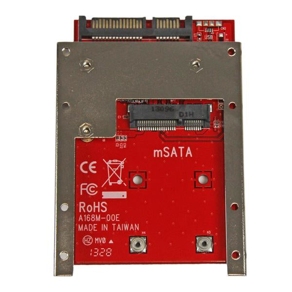 StarTech.com mSATA SSD to 2.5in SATA Adapter Converter - TAA