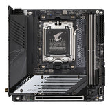 GIGABYTE B650I AORUS ULTRA Motherboard - Supports AMD Ryzen 9000 CPUs, 8+2+1 Digital VRM, up to 7200MHz DDR5 (OC), 1xPCIe 5.0 + 2xPCIe 4.0 M.2, Wi-Fi 6E, 2.5GbE LAN, USB 3.2 Gen 2x2