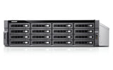 QNAP TDS-16489U R2 NAS Rack (3U) Intel® Xeon® E5 v4 E5-2620V4 64 GB DDR4 0 TB Aluminium, Black