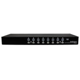 StarTech.com 16 Port 1U Rackmount USB PS/2 KVM Switch with OSD - TAA