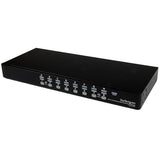 StarTech.com 16 Port 1U Rackmount USB PS/2 KVM Switch with OSD - TAA