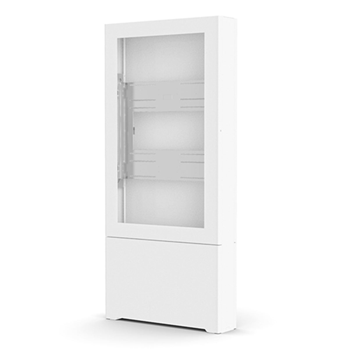 Chief ImpactTM Floor Mounted Kiosk, Portrait 55" White