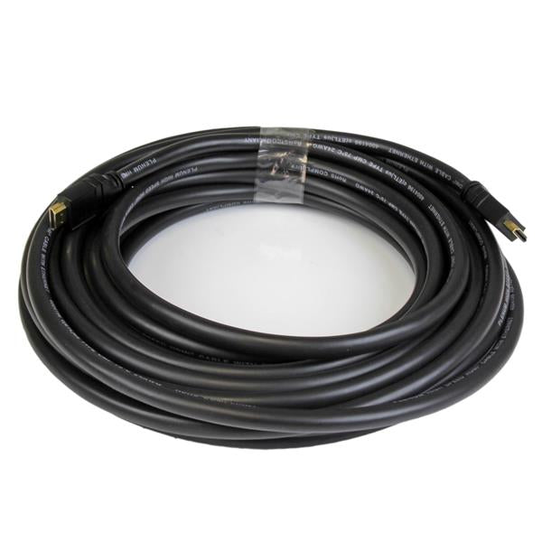 StarTech.com 35ft (10.6m) Plenum Rated HDMI Cable, 4K High Speed Long HDMI Cord w/ Ethernet, 4K30Hz UHD, 10.2 Gbps, HDCP 1.4, In Wall Plenum HDMI 1.4 Display Cable, HDMI Computer to TV Cable