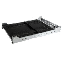 StarTech.com 2U Vented Sliding Server Rack Shelf w/ Cable Management Arm - 27.6 to 31.6in Adjustable Mounting Depth - 110lb - 19" Server Tray Shelf for Equipment Rack - 24in Deep